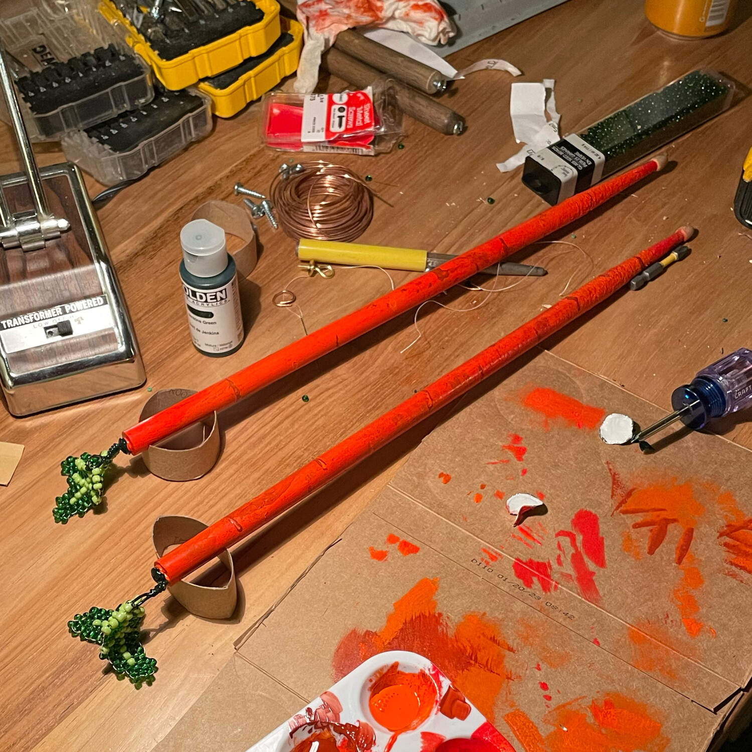 <em>Carrot Sticks</em> - A raffle prize at our last show. Winner also recieved one bag of carrots.